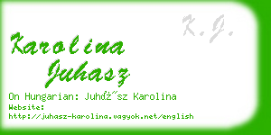 karolina juhasz business card